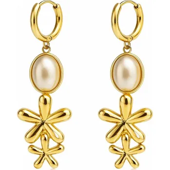 Módní doplněk Carla Dámské náušnice Carttes zlatá Univerzální