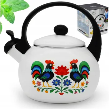 Varná konvice Konvice tradiční ocelová smaltovaná Meyerhoff 2,2 l vícebarevná