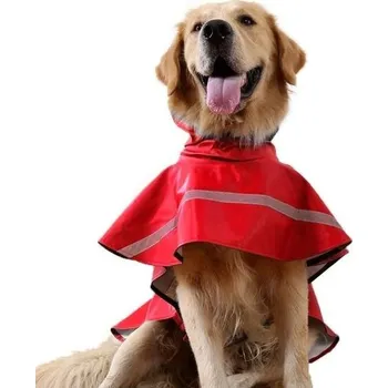 tréninková pomůcka pro psa Tineer Nastavitelná nepromokavá pláštěnka s kapucí pro psy, reflexní pláštěnka pro psy, bunda,