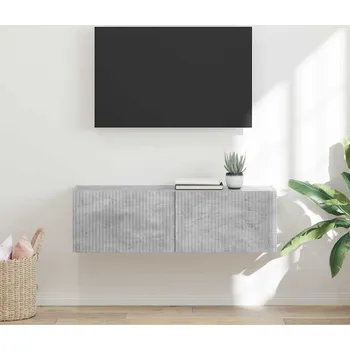Obývací stěna vidaXL TV wall cabinet Beton 98 x 31 x 29,5 cm kompozitní dřevo [892235]