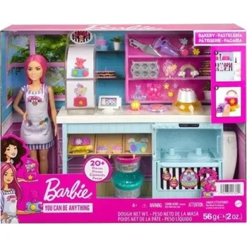Panenka Barbie Cukrářská sada + panenka a modelína HGB73