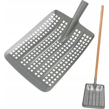 Rýč Lopata s Sitem pro Hledání, Prosévací rýč, Lopatka, hrábě, síťka oka 8