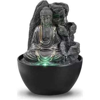 Zvlhčovač vzduchu Zen’Arôme Vodní fontána do bytu Meditující Buddha Led světlo Zen Revata