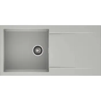 Granitový dřez Jednokomorový granitový dřez ZEUS šedý