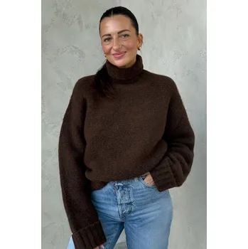 Dámský svetr Dámský svetr DSQUARED2 S75HA1385 hnědý Velikost: XS