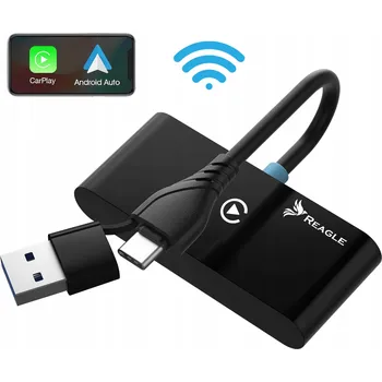 BEZDRÁTOVÝ ADAPTÉR CARPLAY ANDROID AUTO DO AUTA PRO APPLE IPHONE