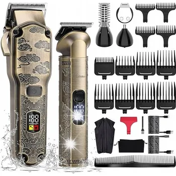 Strojek na vlasy STROJEK NA VLASY HATTEKER HT-608 ZASTŘIHOVAČ VOUSŮ USB SADA