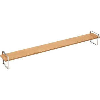 COMAS Dřevěný stolní podstavec s ocelovým rámem, výška 90 mm, délka 1000 mm