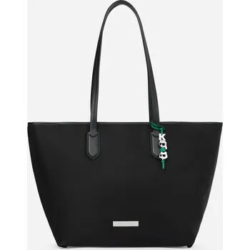 Módní doplněk KABELKA KARL LAGERFELD IKON NYLON LG TOTE BLACK
