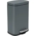 Spirella Spirella pedálový odpadkový koš AKIRA matná šedá ocel soft-close 12 L 10.21560 10.21560