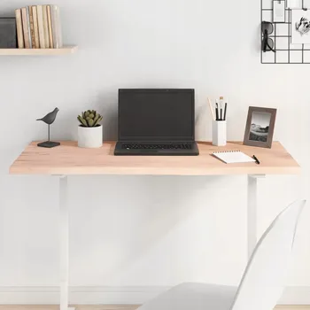 Konferenční stolek Deska stolu, 100x60x2 cm, surové dubové dřevo