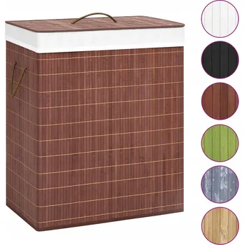 Volně stojící koš na prádlo VidaXL 100 l béžový