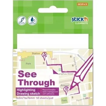 Samolepící bloček Samolepicí bločky Stick'n 50 listů