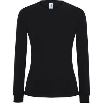 Podprsenka Dámská blůza s dlouhým rukávem JHK černá M