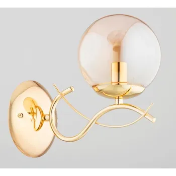 Nástěnné svítidlo Panda nástěnné svítidlo 1xE14 zlaté Alfa