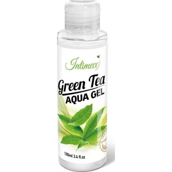 Lubrikační gel Intimeco Green Tea Aqua Gel hydratační intimní gel s vůní zeleného čaje 100 ml