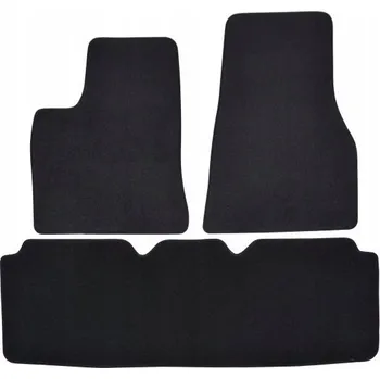 autokoberec PREMIUM BLACK velurové autokoberce pro Tesla S 2012- 3ks