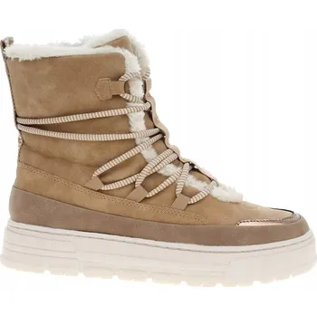 Dámská zimní obuv Dámská kotníková obuv Marco Tozzi 2-26295-43 taupe comb 36