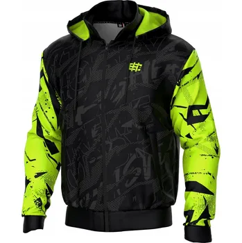 Pánská mikina Pánská mikina Tepláková mikina Extreme Hobby polyester NEO XL LIMETKA velikost XL