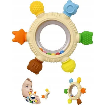 Senzorické kousátko pro děti s motivem zvířátka - pomůcka pro logopedii