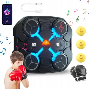 Hudební boxovací stroj s boxerskými rukavicemi a Bluetooth připojením