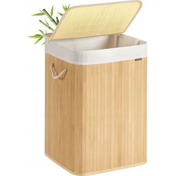 Volně stojící koš na prádlo Songmics 95 l, béžový