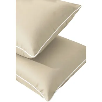 Povlak na polštářek Bambusový povlak na polštář 50x60 cm PREMIUM - Jemný, přírodní, dekorativní s lemem