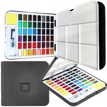 Vodová barva Akvarelové barvy 51 ks