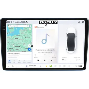 Autorádio AUTORÁDIO S GPS NAVIGACÍ VOLKSWAGEN TOURAN 2003-2015 ANDROID DUDU7 64GB