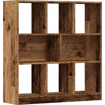 Knihovna Regál na knihy 97,5 x 29,5 x 100 cm, barva staré dřevo