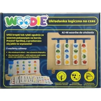 Obraz Dřevěná logická skládačka na čas Woodie
