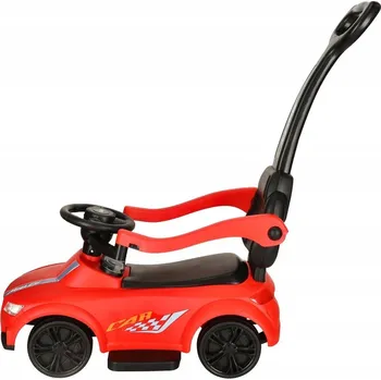 Dětské vozidlo Odrážedlo 3v1 se zvukem a světly, červené, vysoká kvalita