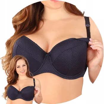 Podprsenka Na kojení podprsenka Lupoline 1381 BIG tmavě modrá 80D