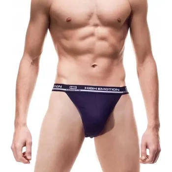 Slipy CORNETTE pánské SLIPY TANGA high emotion NÁMOŘNICKÁ MODRÁ XXL