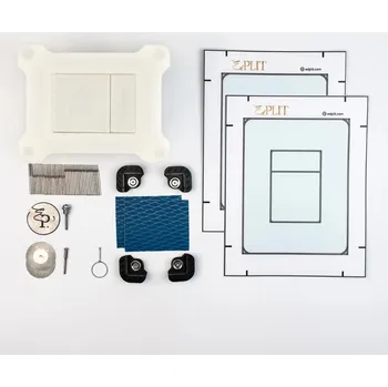 Splachovací tlačítko Edplit Invisi Flush Skryté splachovací tlačítko kompatibilní s GROHE (bílé)