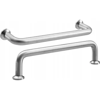 Nábytkové kování Nábytková úchytka stříbrná ocel na skříňku zásuvky 143 mm 2 ks IKEA BAGGANAS