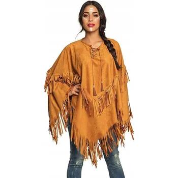 Karnevalový kostým Kostým Indiánské Pončo Pocahontas