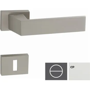 Nábytkové kování Naturel Klika Maya-rt,cr perla, WC MAYARTCPWC