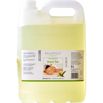 Masážní přípravek Masážní olej Balsamique zelený čaj 5000 ml