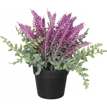 umělá květina VŘES V KVĚTINÁČI UMĚLÉ KVĚTY ROSTLINY 23 CM