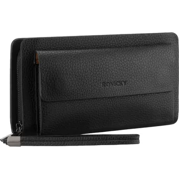 Rovicky Dámská kožená peněženka Phumoke černá One size