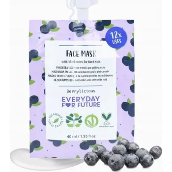 Pleťová maska Zpevňující pleťová maska s extraktem z borůvek 40ml Everyday For Future