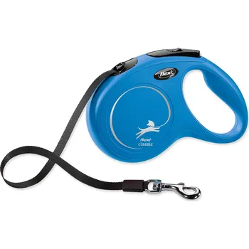 Vodítko pro psa Vodítko Flexi Classic New páska M modré 5m-KS