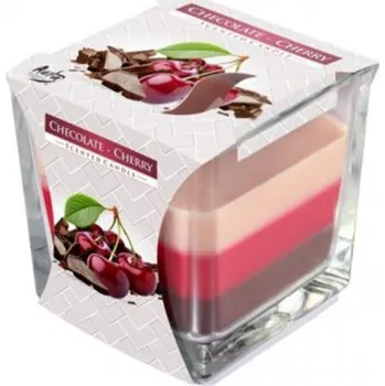 Svíčka Bispol Aura Chocolate - Cherry 170 g