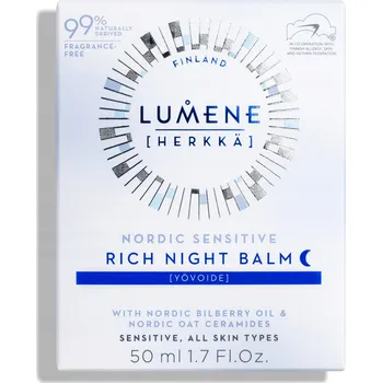 Pleťový krém Zklidňující noční krém na obličej Lumene Nordic Sensitive Herkka 50 ml