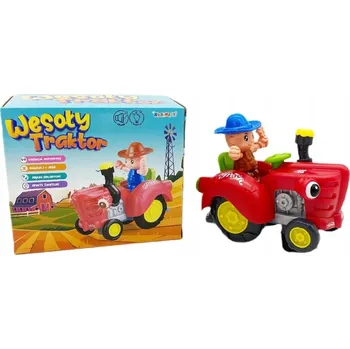 autíčko Traktor s farmářem, se světlem a zvukem