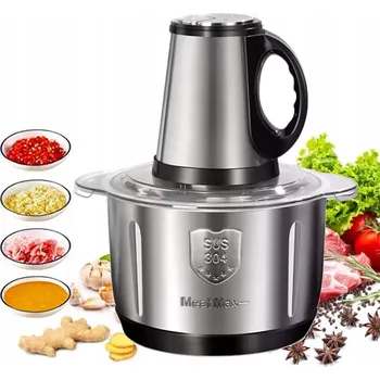 Kuchyňský mlýnek 5L SEKÁČEK POTRAVIN KRÁJEČ NA ZELENINY ELEKTRICKÉ OVOCNÉ MASO KUCHYŇSKÝ ROBOT