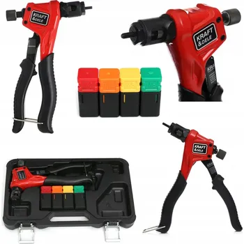 Nýtovací pistole RUČNÍ Nýtovací kleště pro nýtovací matice M3 M4 M5 M6, robustní provedení