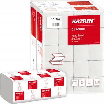 Papírový ručník Papírové utěrky celulóza Katrin v balení 20 ks bílé