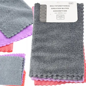 Utěrka VELKÉ KUCHYŇSKÉ UTĚRKY Z MIKROVLÁKNA, HADŘÍKY NA PRACH A OKNA, SAVÉ 3ks